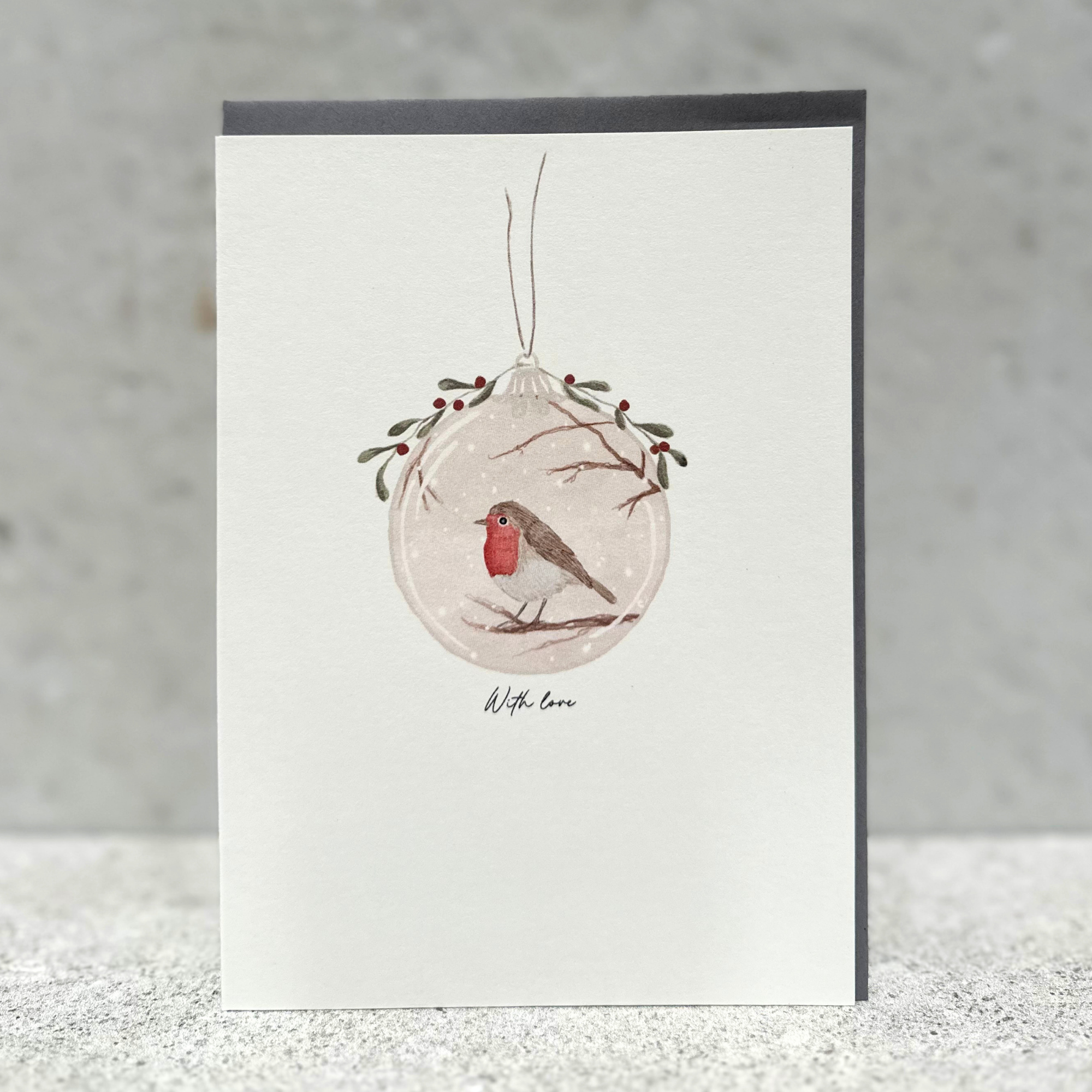Handmade Christmas gift card