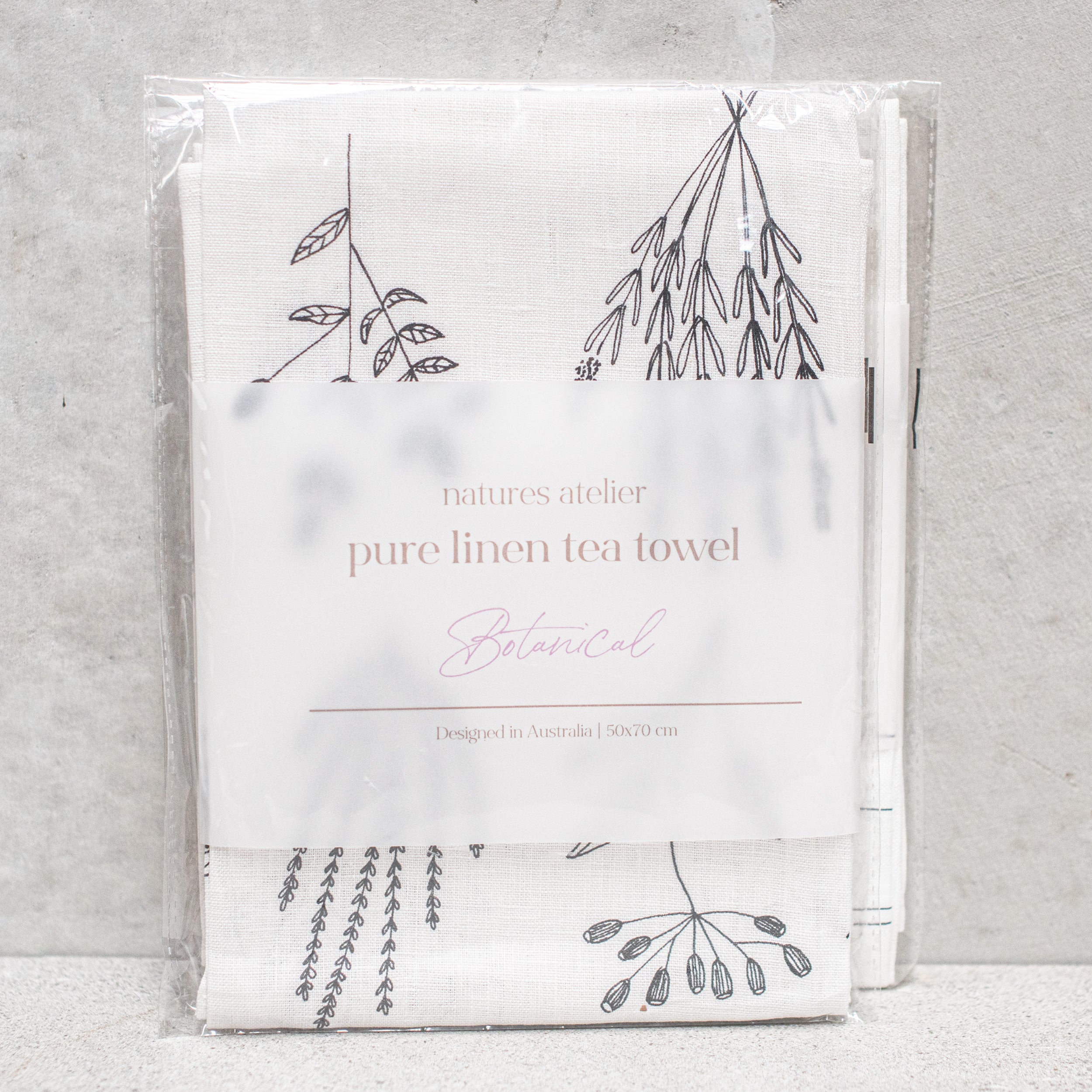 heaven in earth (hie) french linen tea towel