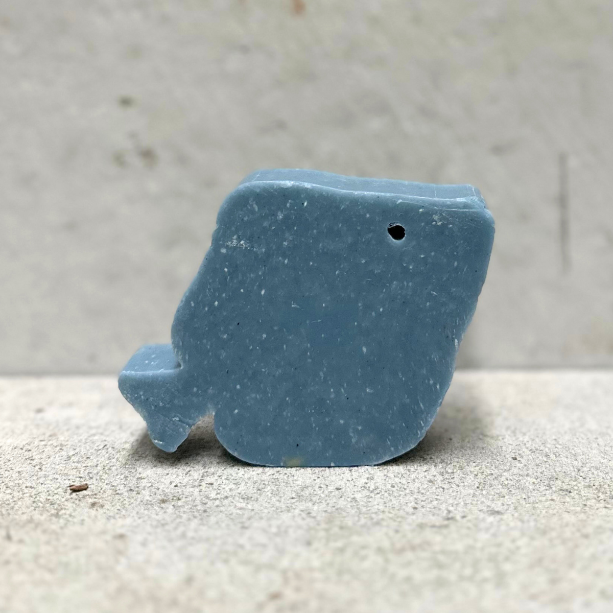 French fish-shaped natural soap by Mas du Roseau in decorative gift box.