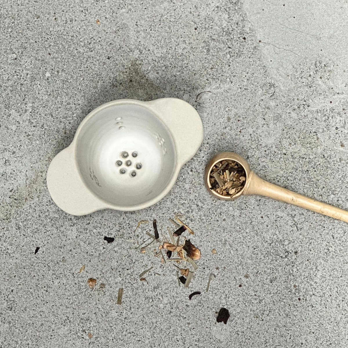 Handmade Ceramic |  Tea Strainer