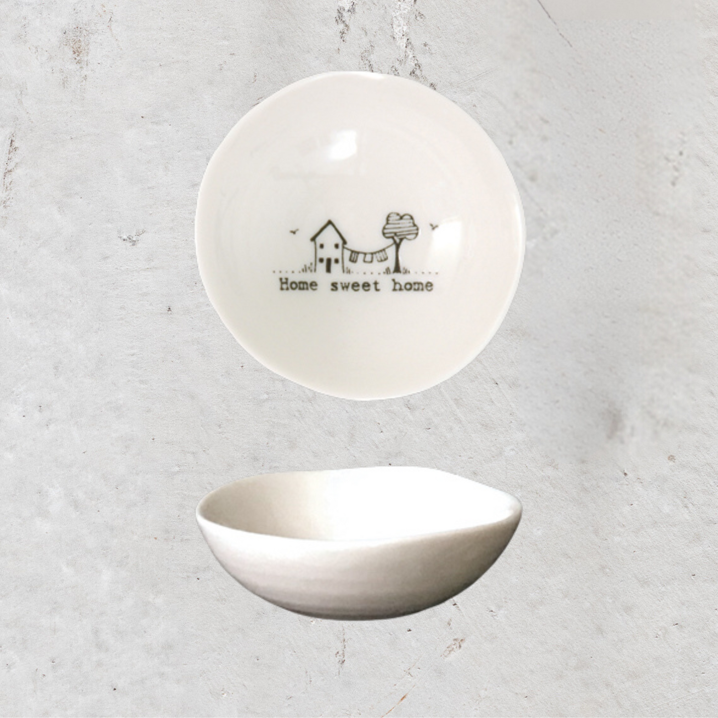 Wobbly porcelain bowls - small