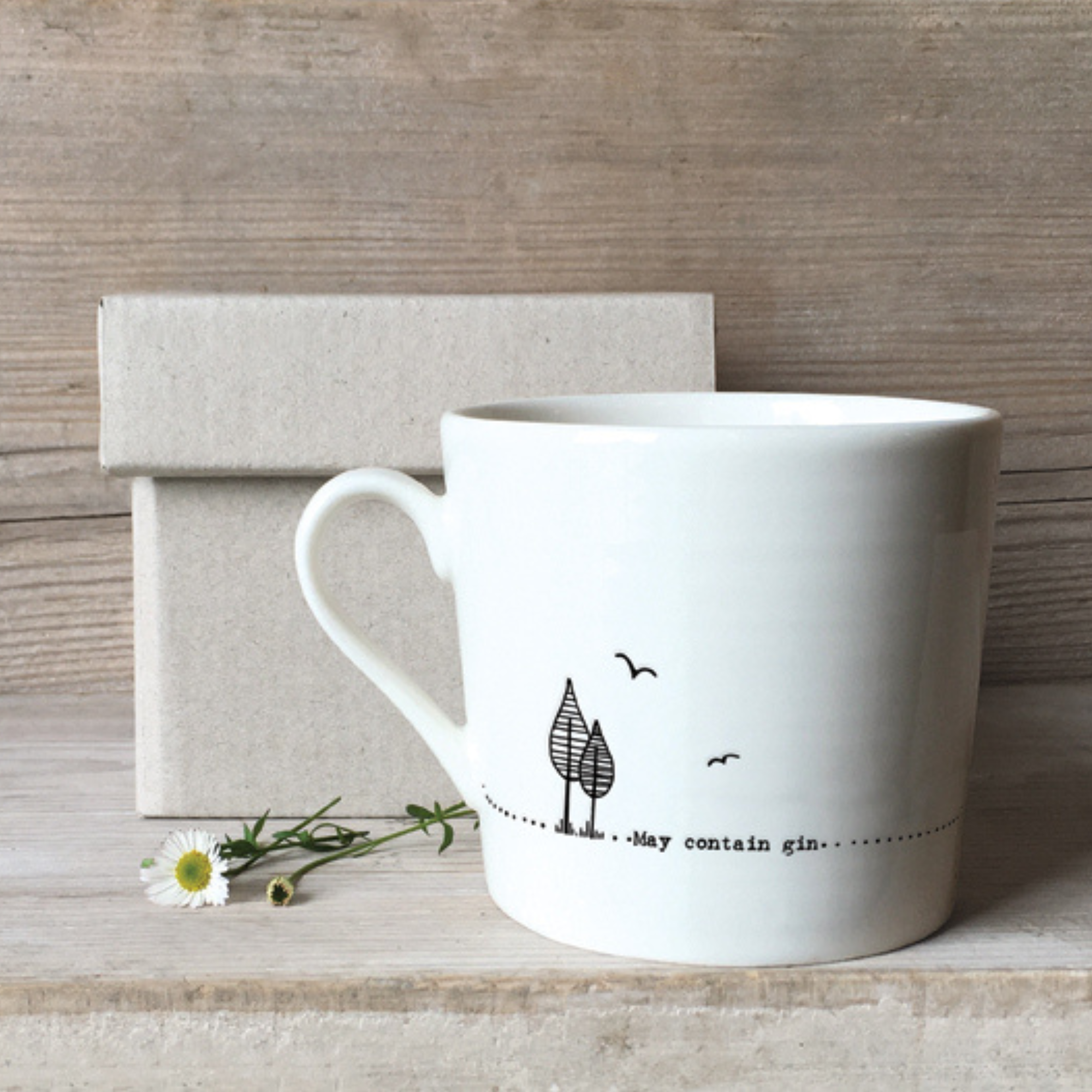 ceramic porcelain mug for tea and coffee