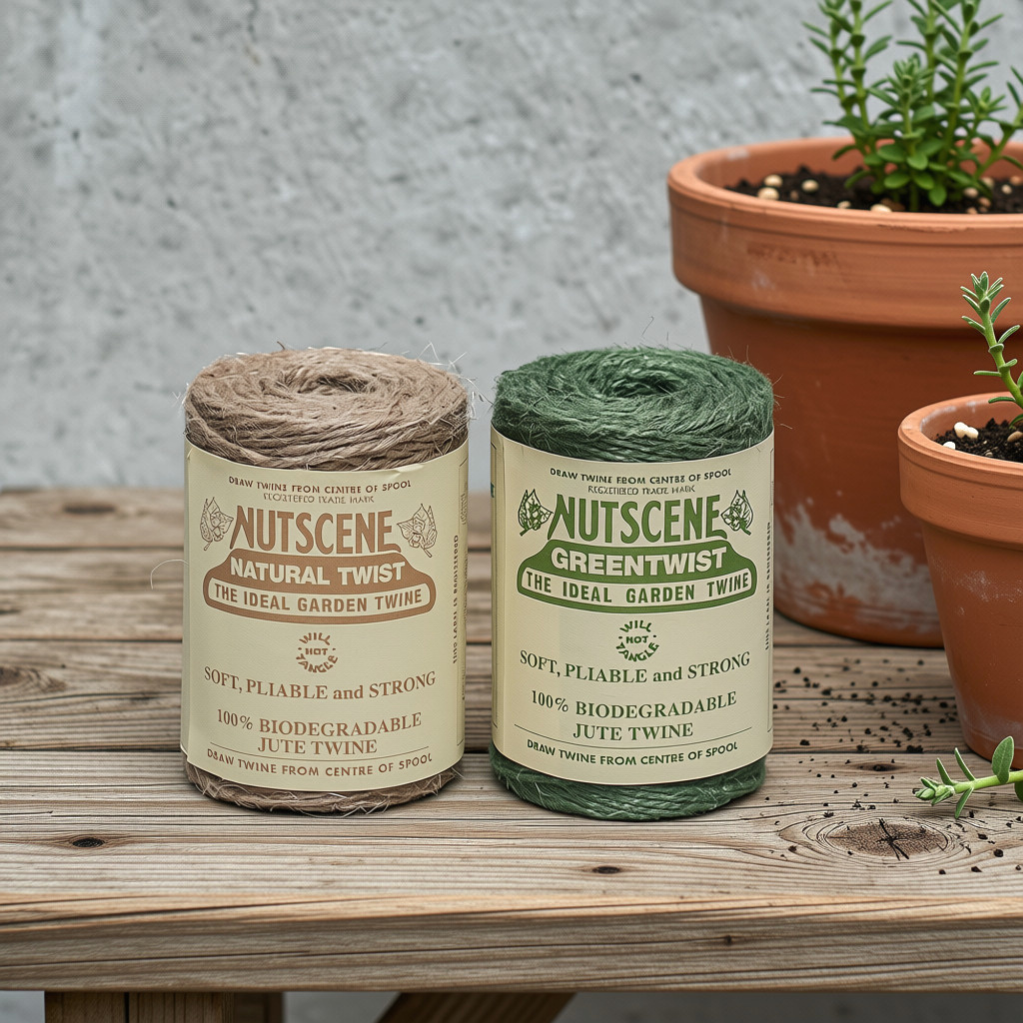 natural twine rolls for crafts and household use