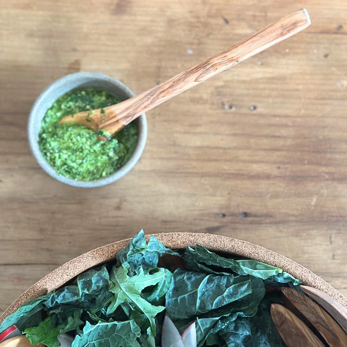 olive mustard spoon 18cm natural wood condiment spoon