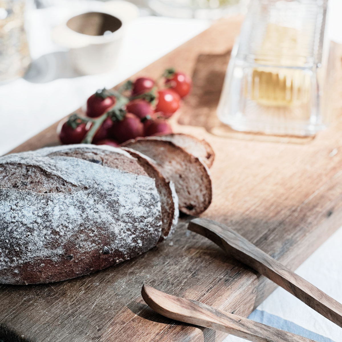 olive wood tongs handcrafted natural serving utensil