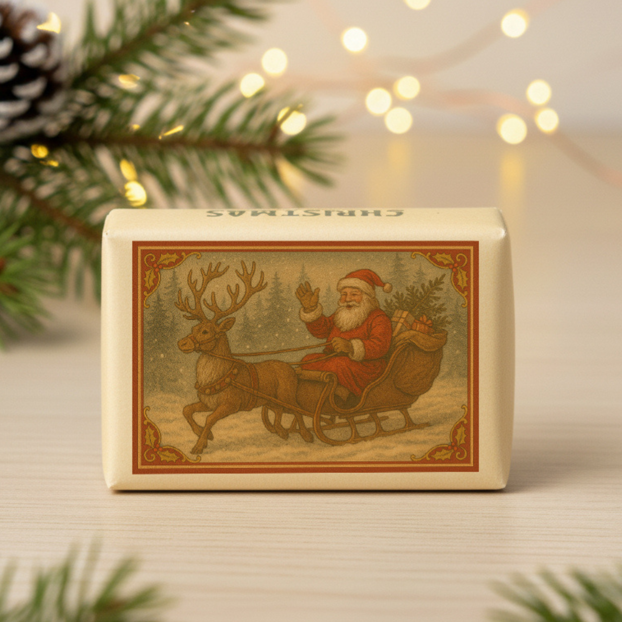 Handmade English Christmas Soaps | Natural Festive Gift Bars