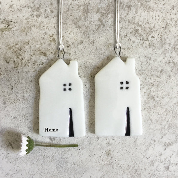 Porcelain hanging House with chimney