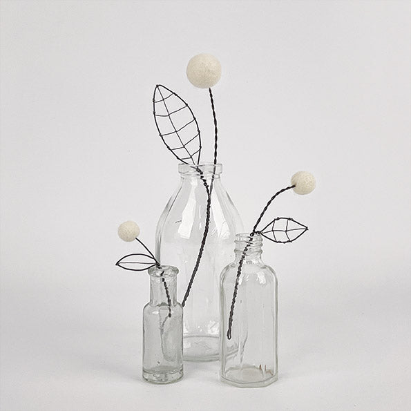 Wire Felt Sprigs, Flowers and Pods